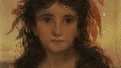 Autumn oil paintings canvas portraits Sophie Gengembre Anderson