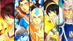 Avatar: The Last Airbender TV series Zuko Aang Toph Katara Sokka