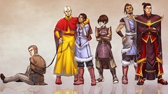 Avatar: The Last Airbender TV series Zuko Aang Toph Katara Sokka