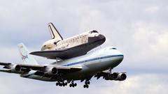 Aviation NASA airplanes boeing 747 Space Shuttle Discovery