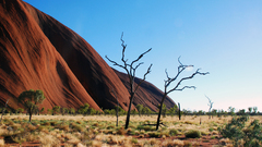 Ayers Rock Australia hills