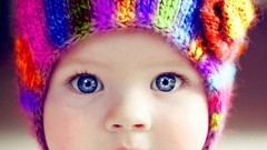 Baby hats colors babies multicolor Woolen