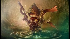 Baby hero demon hunter diablo iii artwork digital art crossbows