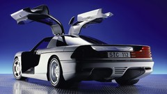 Back Mercedes-Benz concept art concept cars open doors German 