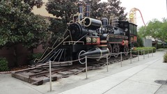 Back to the Future steam universal studios locomotives