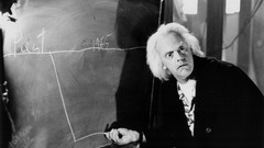 Back to the Future white hair christopher lloyd grayscale 