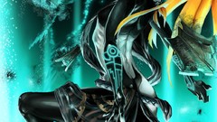 Back underwater long hair anime girls closed eyes nipples 