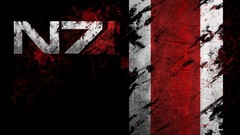 Backgrounds mass effect n7 logos video games