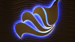 Backlit swirls frozenpeaks