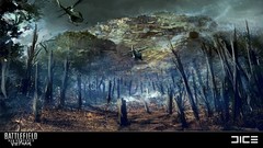 Bad Company forests concept art artwork battlefield bad company 