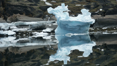 Baffin dragonberg water reflected