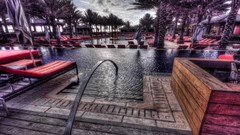 Bahamas HDR Photography swimming pools
