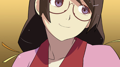 Bakemonogatari hanekawa tsubasa meganekko