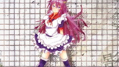 Bakemonogatari waitress animal ears