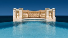 Balcony multiscreen water