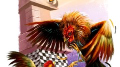 Bali multicolor artwork