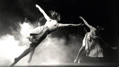 Ballet monochrome dancers