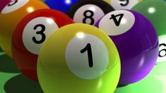 Balls billiards colors tablet