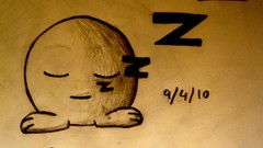 Balls sleeping drawings