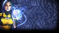 Balls woman blue hair mystic video games borderlands 2 sirenia