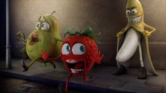 Bananas pears funny strawberries exhibitionism