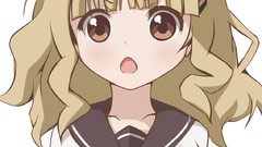 Bangs arms crossed hair