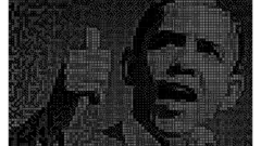 Barack obama artwork dominos