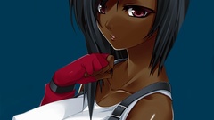 Bare shoulders boobs ecchi