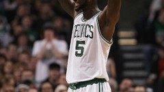 Basketball nba celebration boston celtics kevin garnett arms 