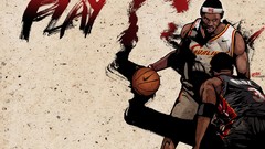 Basketball nba lebron james miami heat dwyane wade cleveland 