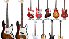 Bass guitars Maps