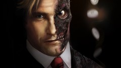 Batman artwork aaron eckhart