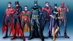Batman Batgirl robin dc comics Nightwing red hood Red Robin