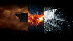 Batman Begins logos panels