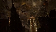 Batman Begins Movies Gotham City dark film stills Batman