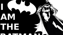 Batman black and white