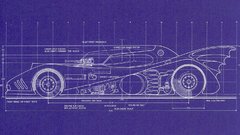 Batman blueprints Batmobile