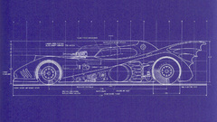 Batman cars blueprints schematic