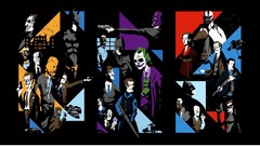 Batman Catwoman fan art the joker dc comics Bane villians 