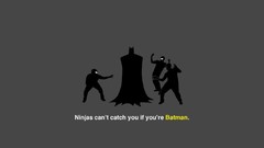 Batman comic minimalistic Goddamn Batman ninjas cant catch you 