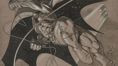 Batman dc comics sepia