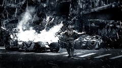Batman explosions tom hardy Bane armored vehicle Batman The 