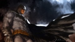 Batman fan art superheroes dc comics capes The Dark Knight 