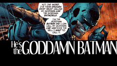 Batman Goddamn Batman dc