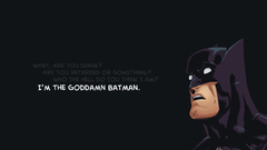 Batman Goddamn Batman dc