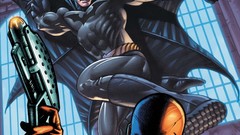 Batman heroes comics superheroes dc comics deathstroke