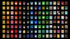 Batman Mario Spider-Man The Incredibles Catwoman V for Vendetta 