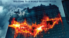 Batman text fire tex