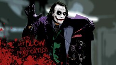 Batman The Dark Knight Heath Ledger Movies joker Typography