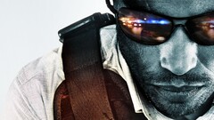 Battlefield Hardline sunglasses digital art Men video games